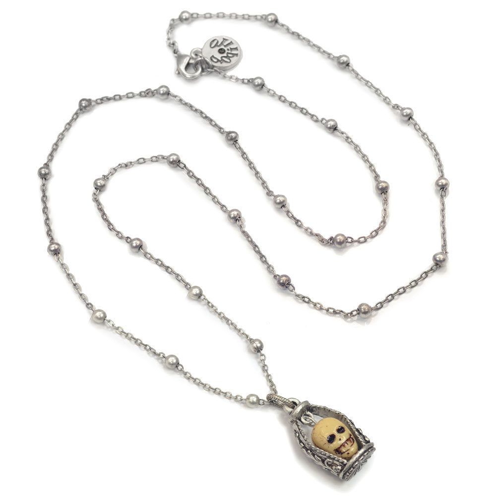 Gothic Dungeon Skull Necklace