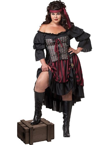 plus size pirate costume