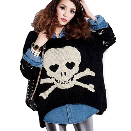 skull plus size hoodie