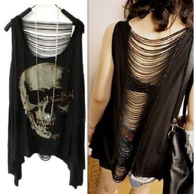 skull tops for ladies