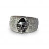 SALE 20% Off - Skull Ring for Men, Silver Skull Ring Women, Black Skull Ring, Skull Jewelry, Mens Biker Ring, Alternative Mens Wedding Band