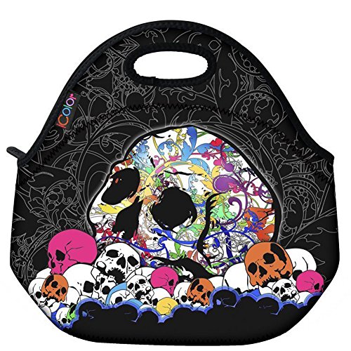 skull lunch bag