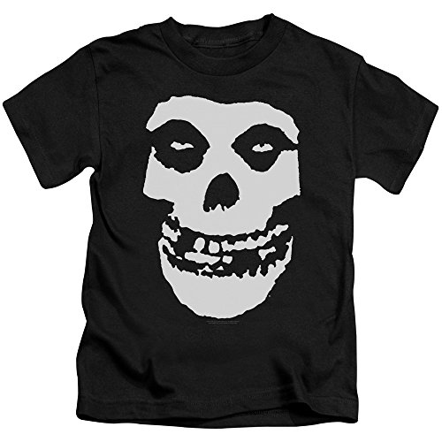 Misfits Fiend Skull Little Boys Shirt Black MD (5/6)