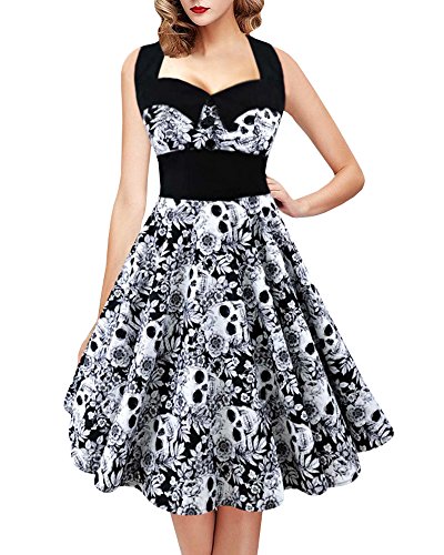 vintage skull dress